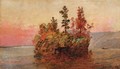 Island In The Hudson - Jasper Francis Cropsey