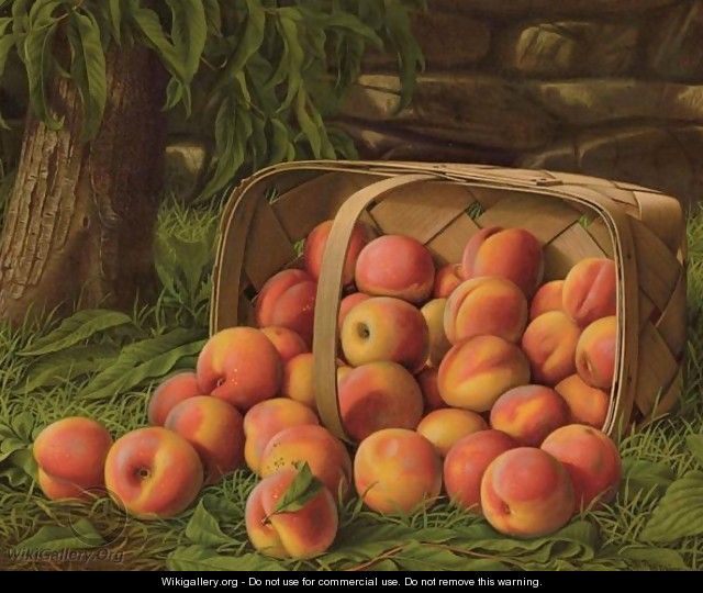 Basket Of Peaches 3 - Levi Wells Prentice