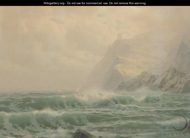 Sea, Rock, And Mist - William Trost Richards