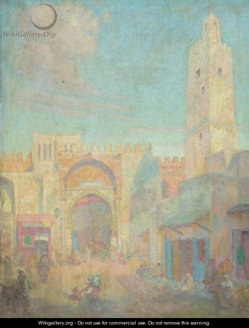 North Africa Town - Louis Comfort Tiffany