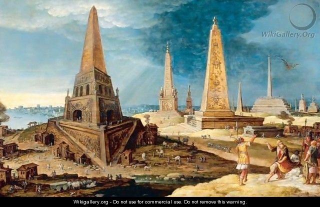 Nimrod Amongst The Monuments - Hendrick van Cleve