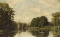 A View Of The River Vecht - Nicolaas Bastert