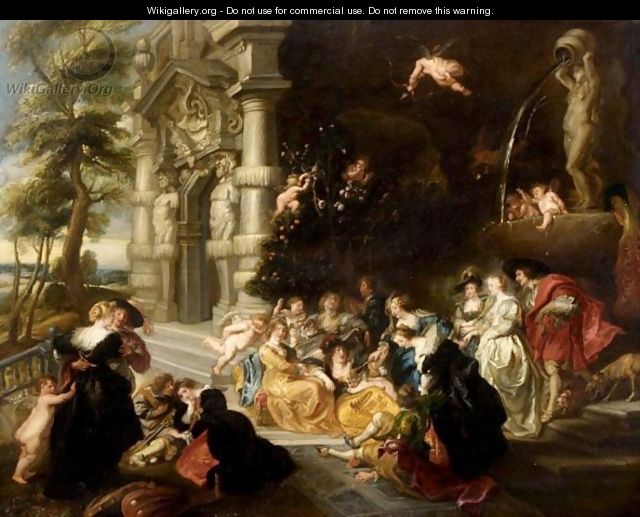 The Garden Of Love 2 - (after) Sir Peter Paul Rubens