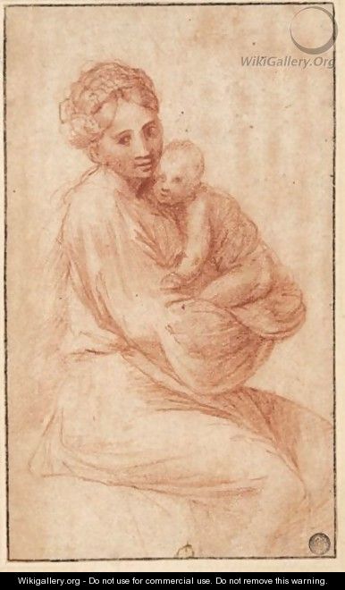 Madonna And Child - Polidoro Da Caravaggio (Caldara)