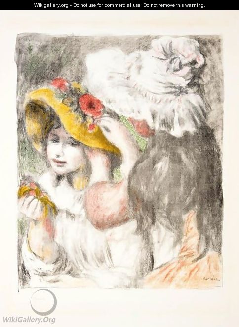 Le Chapeau Epingle 2eme Planche 2 - Pierre Auguste Renoir