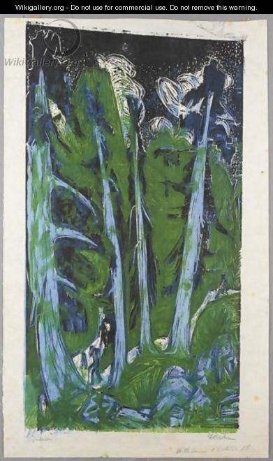 Wettertannen 2 - Ernst Ludwig Kirchner