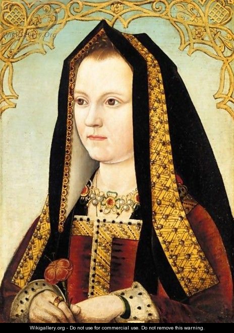 Portrait Of Queen Elizabeth Of York (1465-1503) - English School