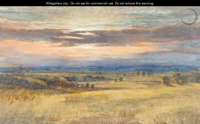 Sunset Over Dartmoor - (after) Joseph Mallord William Turner