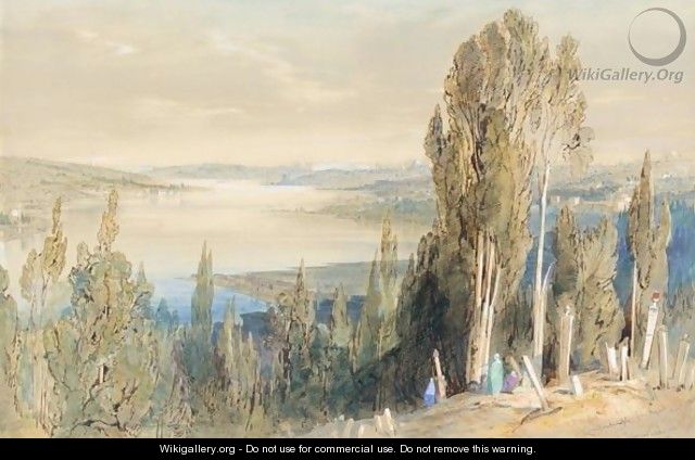 Constantinople From Ayoub - Edward Lear