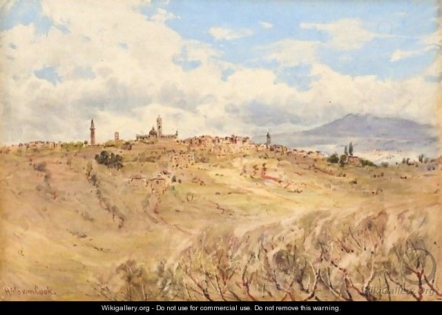 A View Of Siena, Italy - Herbert Moxon Cook