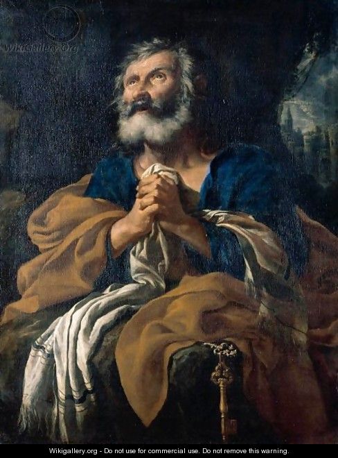 Saint Peter In Penitence - (after) Flaminio Torre