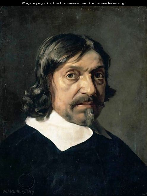 Portrait Of A Man, Head And Shoulders, Said To Be The Philosopher Renee Descartes - (after) Mathieu Le Nain
