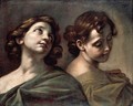 Heads Of Two Youths - Giacinto Brandi