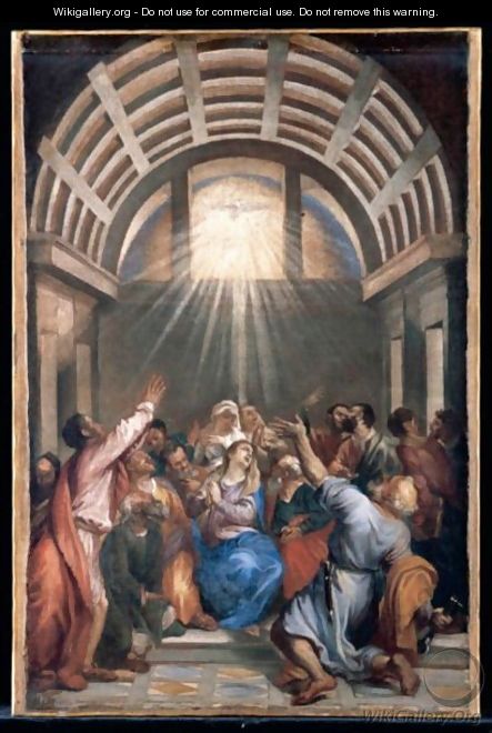 The Descent Of The Holy Ghost (Pentecost) - Venetian School