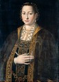 Portrait Of Eleanora Of Toledo, Grand Duchess Of Tuscany (1522-62), Half Length, In A Richly Embroidered And Bejewelled Dress - (after) Agnolo Bronzino