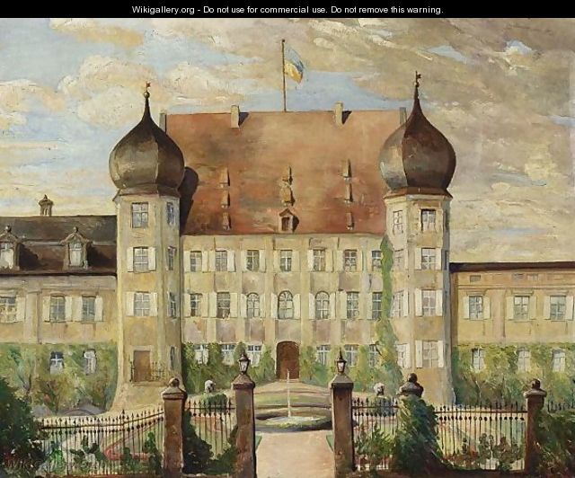 Vieuw Of Schloss Maxlrain Between 1871 And 1936. - German School
