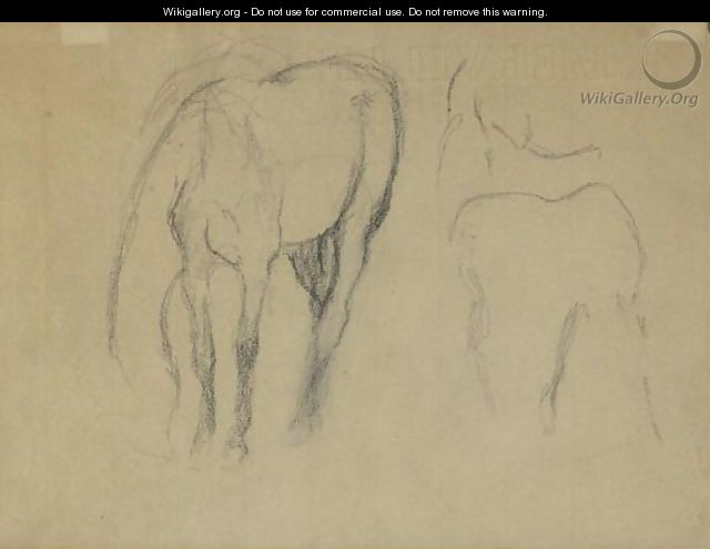 Etude De Cheval - Edgar Degas