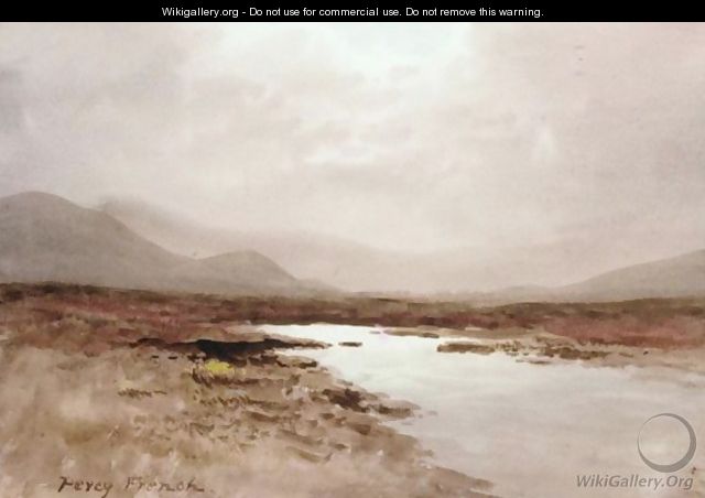 Sunlight Over Bog, Ireland - William Percy French