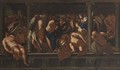 Christ Healing The Crippled - (after) Jacopo Tintoretto (Robusti)