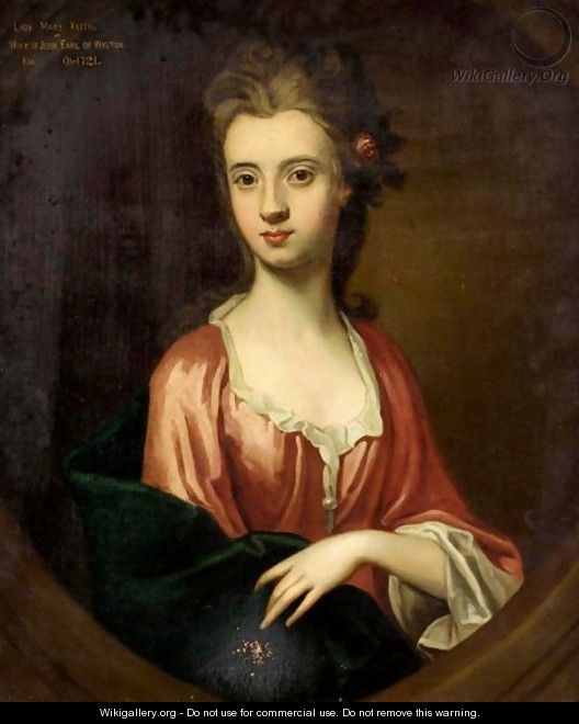 Portrait Of Lady Mary Keith - (after) Sir John Baptist De Medina