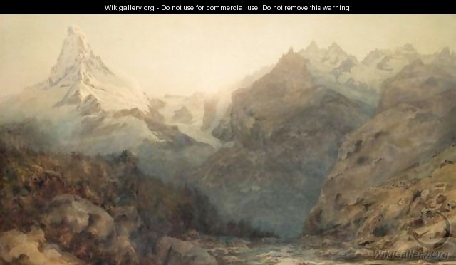 The Matterhorn At Dawn - Arthur Croft