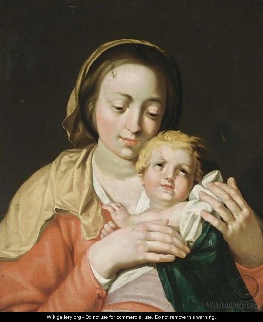 The Madonna And Child - (after) Abraham Bloemaert