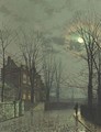 A Street By Moonlight - John Atkinson Grimshaw