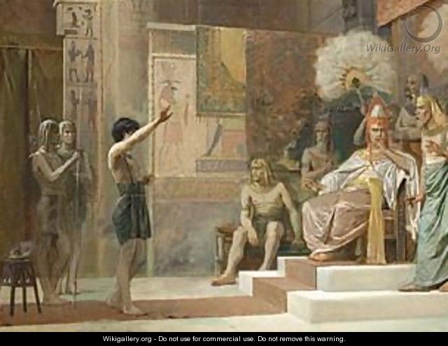 Joseph Explaining The Dreams Of The Farao - Abraham Cornelis De Neufville