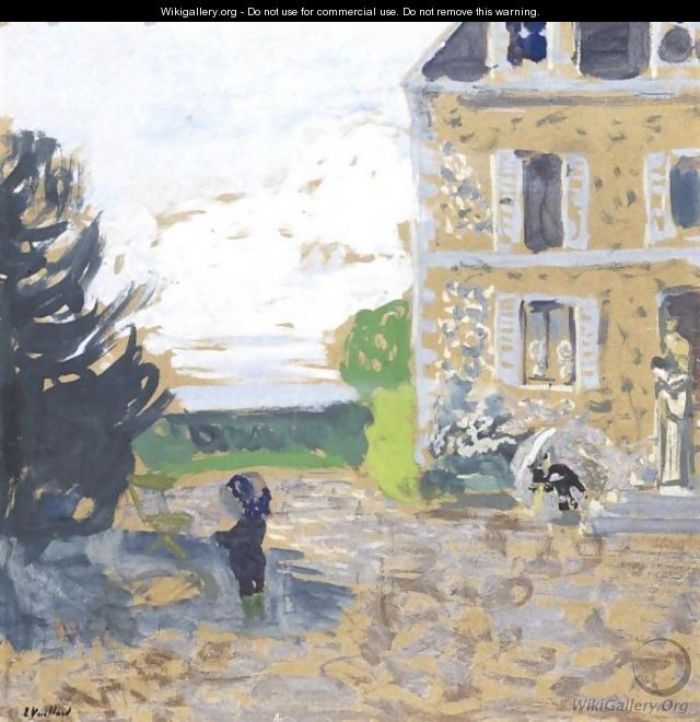 In The Garden, Saint-Jacut - Edouard (Jean-Edouard) Vuillard
