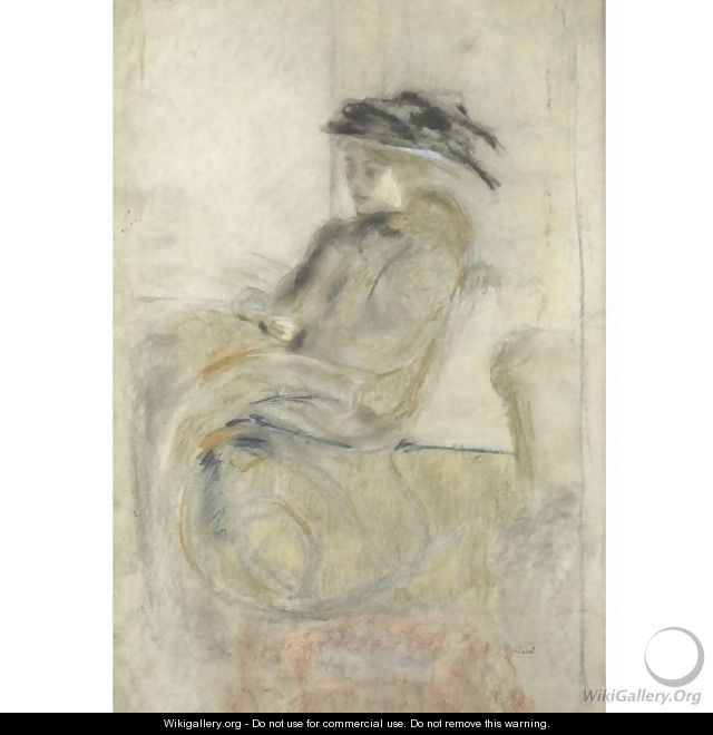 Jeune Femme Au Rocking-Chair - Edouard (Jean-Edouard) Vuillard