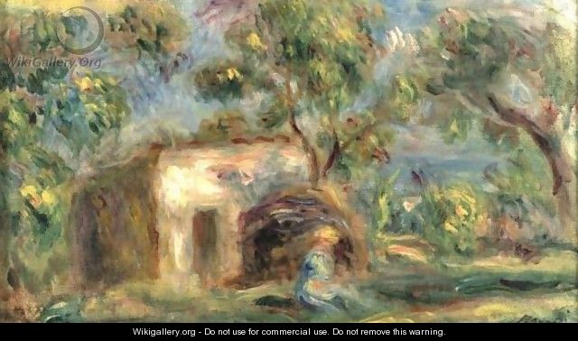 La Cabane A Cagnes - Pierre Auguste Renoir