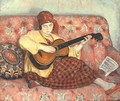 Jeune Fille A La Guitare - Henri Lebasque