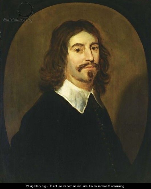 A Portrait Of A Gentleman - Willem van Honthorst