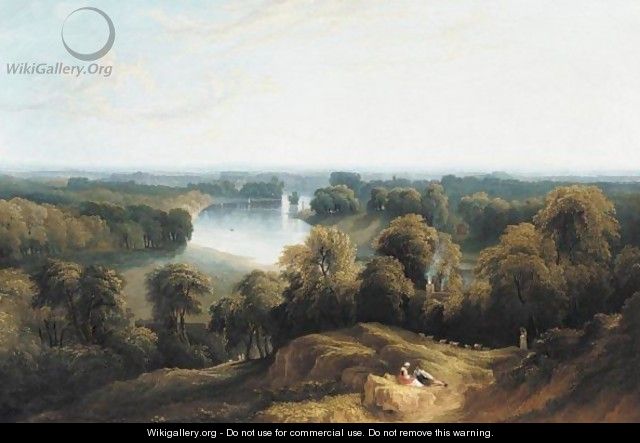 A View Of The Thames From Richmond Hill - John Martin