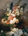 Vase De Fleurs - Leon Rousseau