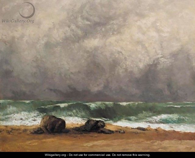 La Vague 4 - Gustave Courbet