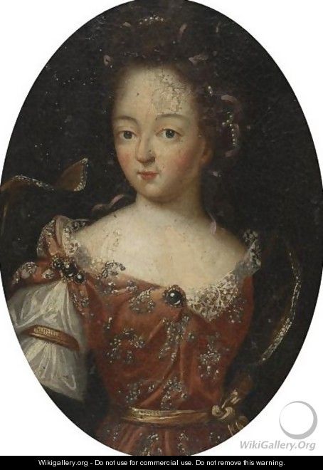 Portrait Of A Young Girl - English School