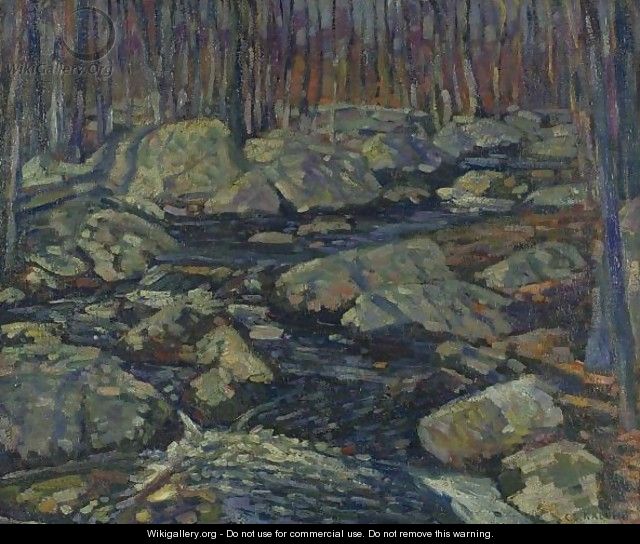 Woodland Stream - Charles Salis Kaelin