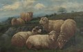Sheep In A Pasture - Arthur Fitzwilliam Tait