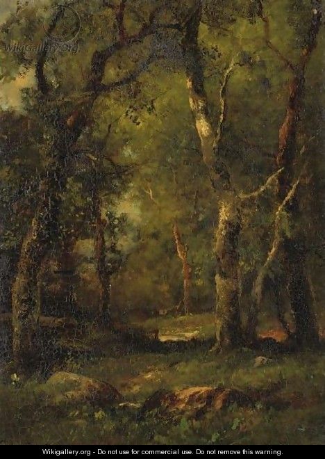 A Sunny Day In The Woods - Charles Linford