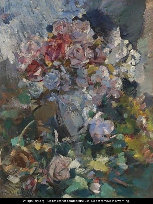 Still Life Of Flowers - Konstantin Alexeievitch Korovin
