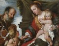 Holy Family With The Infant Baptist - Bernardo Strozzi