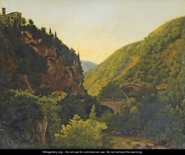Bridge And Acqueduct In Ruins, San Cosimato - Lancelot Theodore Turpin de Crisse