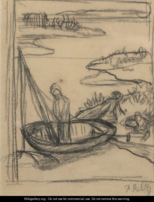 Study For The Poor Fisherman - Pierre-Cecile Puvis de Chavannes