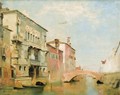 View Of Canal Della Misericordia, Venezia - Eugene Fromentin