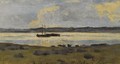 Boats On A Lake - (after) Isaak Ilyich Levitan