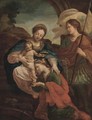 Madonna And Child With Saints - (after) Carlo Maratta Or Maratti