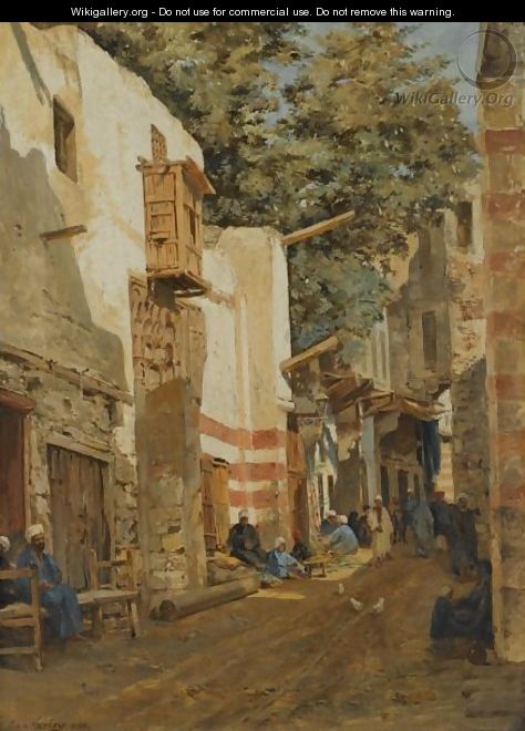 Street Of The Sharouri, Cairo - John Jnr. Varley