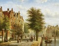 By The Canal - Johannes Franciscus Spohler