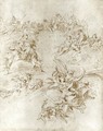 Disegno Per Decorazione Di Soffitto Con Il Trionfo Degli Dei - Vittorio Maria Bigari